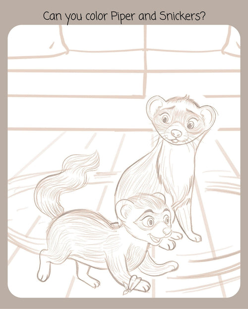 Free coloring pages (Piper and Max)